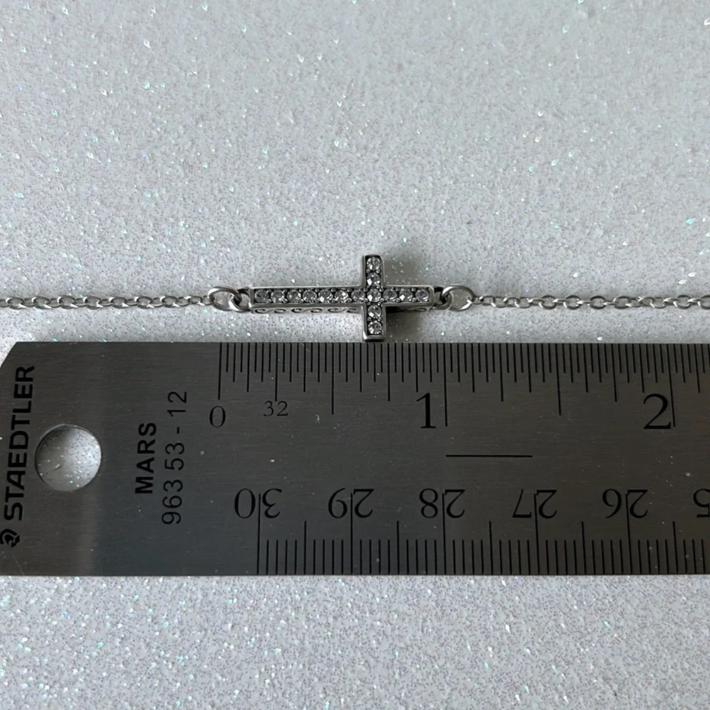 Brighton Inner Shine Cross Anklet NWOT - Picture 10 of 14